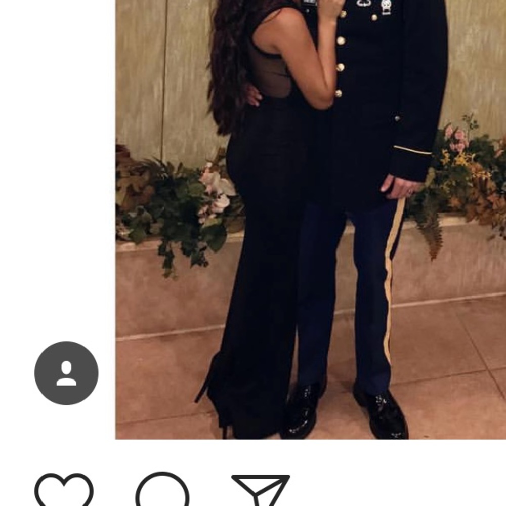 Black formal dress